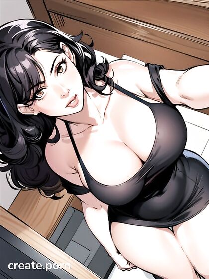 Large Breasts Spill Out in Unbuttoned Bust Shots for Steamy Hentai Pleasure