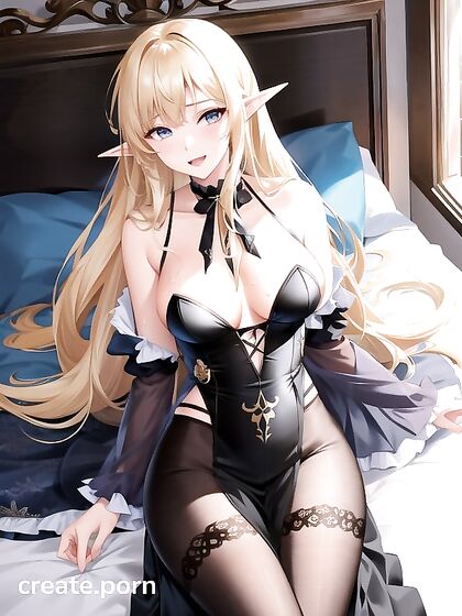 Mind-Blowing Orgasms with Medium Breasts in Bed Hentai AI Image