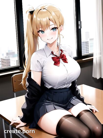 Big Breasts and Mini Skirts - A Steamy Stockinged Hentai Adventure