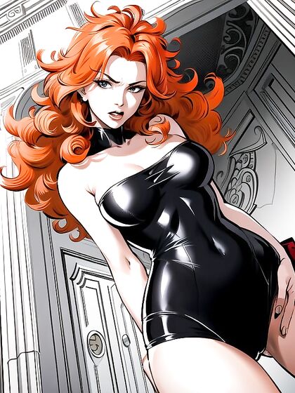Pale-Skinned Beauty in Shocking Bottom-Up Hentai AI Image