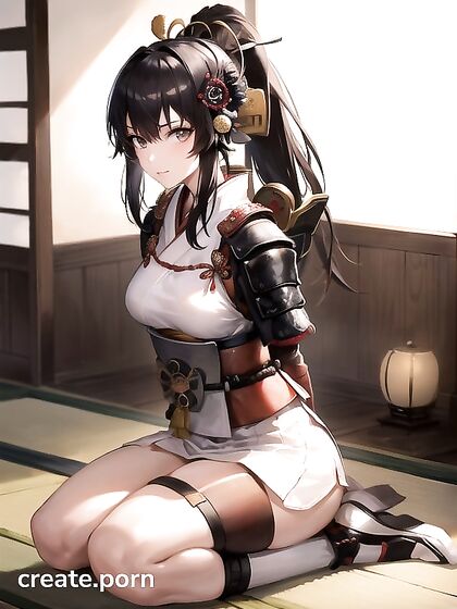 Cute Girl 18+ with Medium Ass Enjoying Steamy Tatami Hentai AI Image