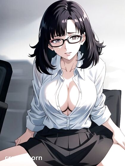 Pale-Skinned Beauty Gets Seduced in the Office with Unbuttoned Desire