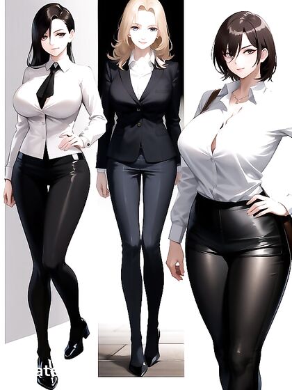 Fit Teacher Seduces Her Class in Naughty Hentai AI Image