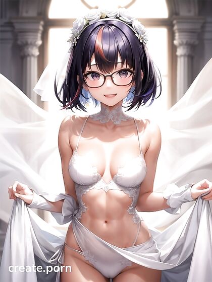 Cute Solo Girl 18+ in Wallpaper Style Hentai AI Image