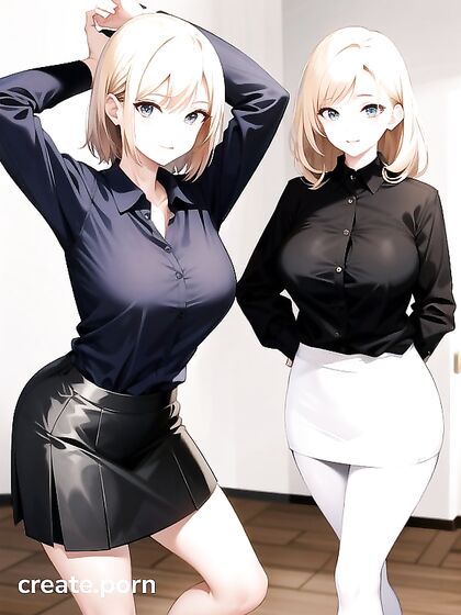 Skinny Yoga Teacher Stretches Her Limits in Seductive Hentai AI Image