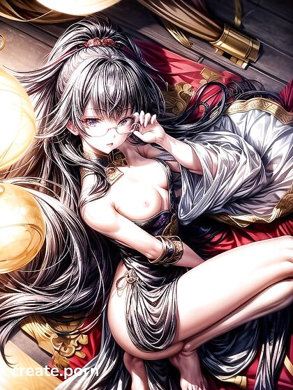 Black-Haired Beauty with Light Brown Skin Shows Off Her Busty Perfection in Hentai AI Porn