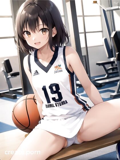 Small Breasted Brunette Takes On One-Man Hentai Pleasure Fest