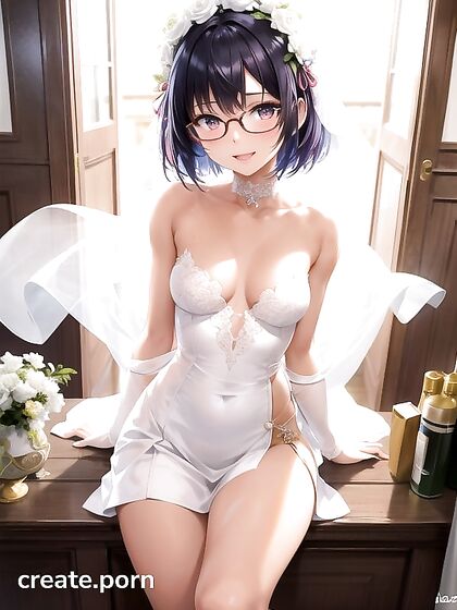 Wedding Day Bust Shots - Standing Hentai Pleasure