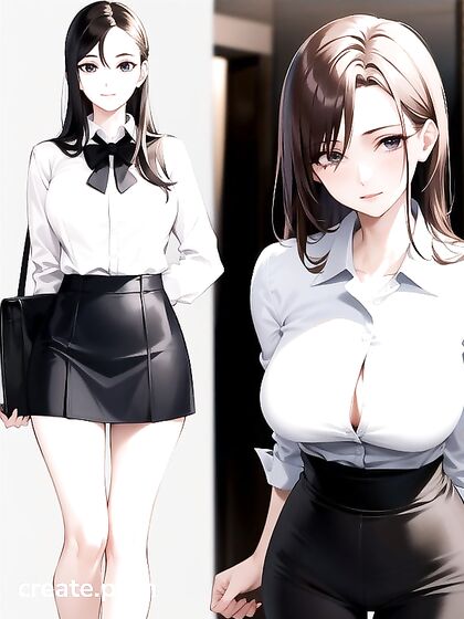 Skinny Teacher Gets Seduced by Students in naughty Hentai AI Image