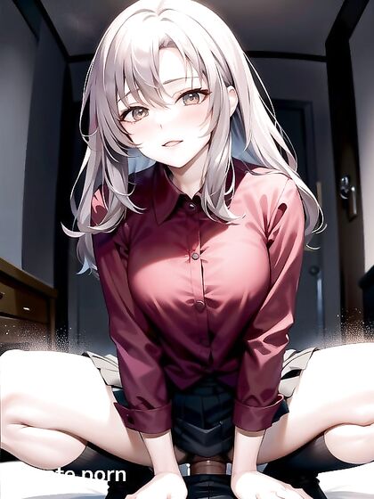 Skinny Teacher Seduces Her Students in naughty Hentai AI Image