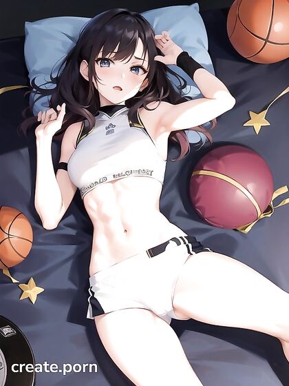 Fit Horny Babe Shows Off Her Medium Ass in Steamy Hentai AI Image