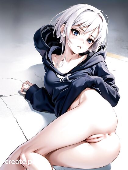 Embarrassed Exposed Naked in Hentai AI Image