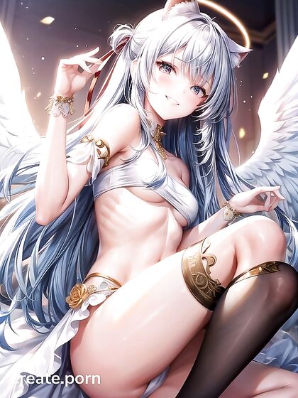 White Bed Sheets Turn Hot in Steaming Hentai AI Image Image