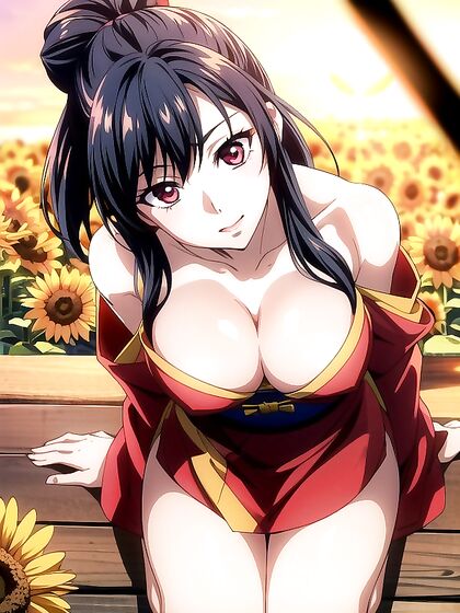 Black-Haired Teen 18+ Enjoying Passionate Sunset hentai Moments