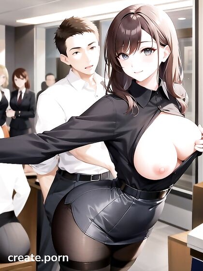 Teacher with Small Breasts Moans Loudly in hentai Fantasy
