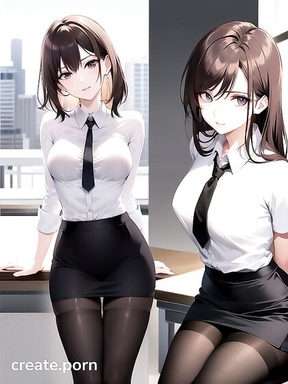 Skinny Girl 18+ with Small Breasts Enjoying Intense Hentai Pleasure