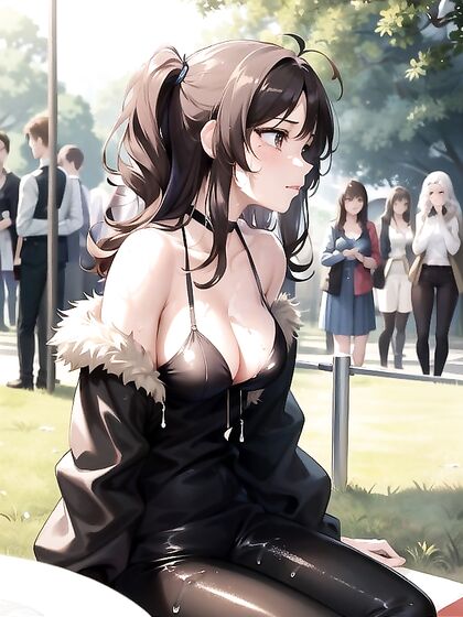 Skinny Curly-Haired Mistress Dominates in Steamy Hentai AI Image
