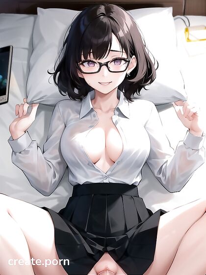 Office Seduction - Unbuttoned Shirt in missionary Position for Intense Hentai Pleasure