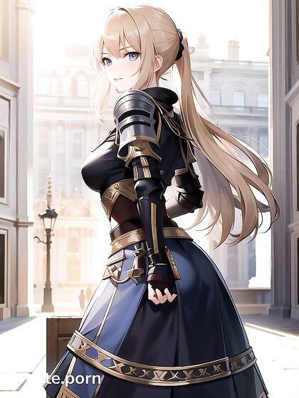 Blonde With Ponytail in Shining Armor for Steamy Hentai Adventures