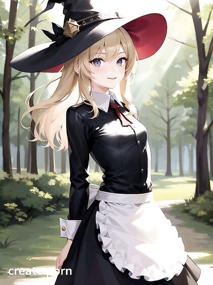Apron-clad Beauty Shows Off Her Medium-Ass in Standing Hentai AI Image