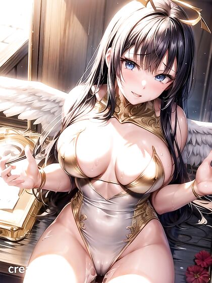 Sunny Enjoying Intense Wallpaper Masturbation in hentai Hentai AI Image