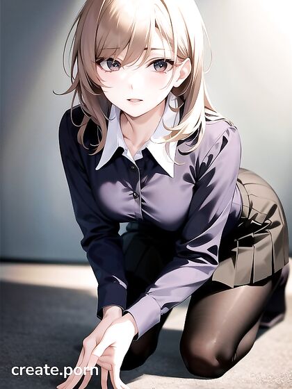 Small-Breasted Teacher Crawls Her Way to Ecstatic Hentai Pleasure