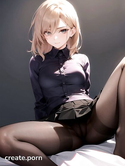 Skinny Teacher Spreads Her Legs Wide for Intense Hentai Pleasure