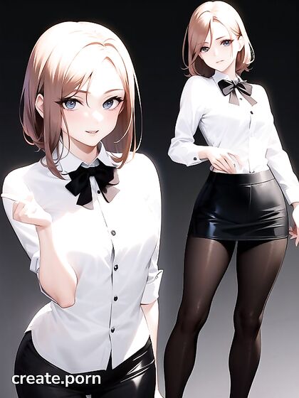 Skinny Model Seduces in Steamy 20+ Hentai AI Image