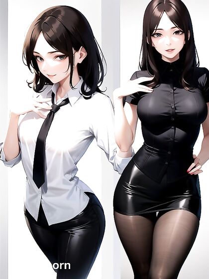 Skinny ModelTeacher Gets Naughty in Seductive Hentai AI Image