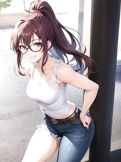 Noon hentai fantasy - Tight Top and Skinny Jeans Seduction