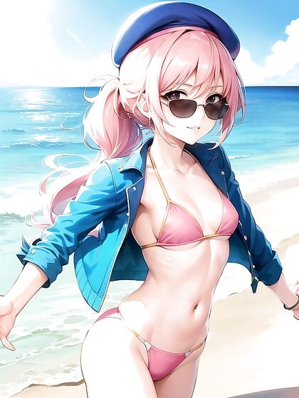 Sunny Beach Fantasy - Hand-Drawn Hentai Pleasure Waves