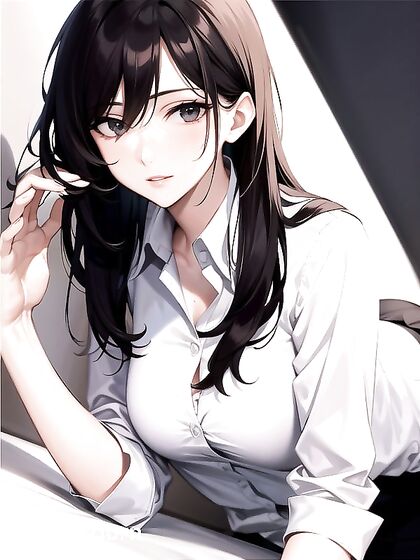 Skinny Teacher Lays Down for Steamy Hentai AI Image