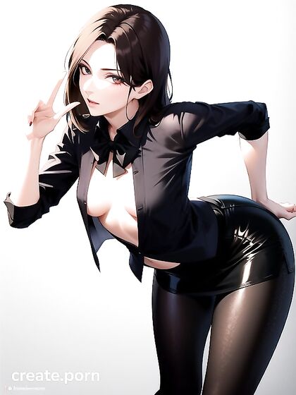 Skinny Teacher Model Gets Seduced in naughty Hentai AI Image