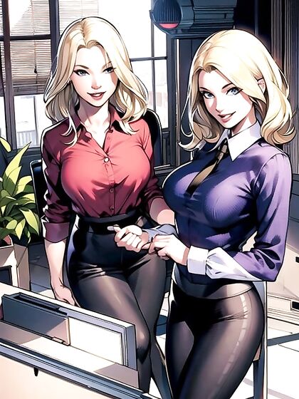 Happy Office Teacher Gets naughty in Seductive Hentai AI Image