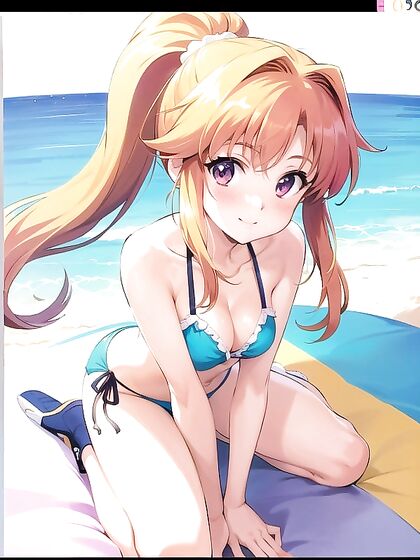 Teen 18+ Beauty in Bikini Dives into Blissful Hentai Adventures