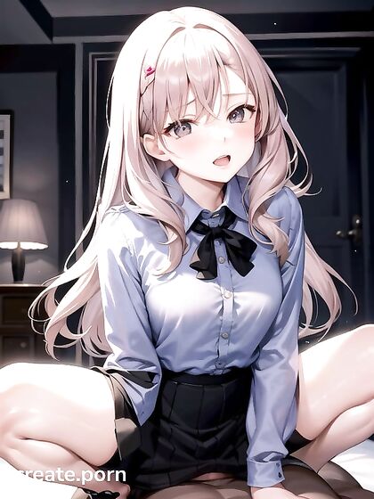 Skinny Girl 18+ with Small Breasts Enjoys Intense Hentai Pleasure