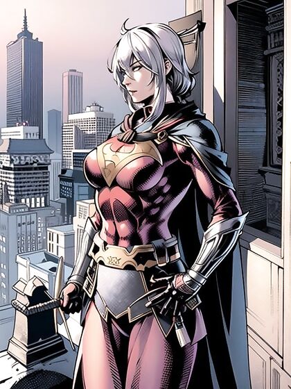 Fit Superhero from Comics Takes on Exciting Hentai Adventures