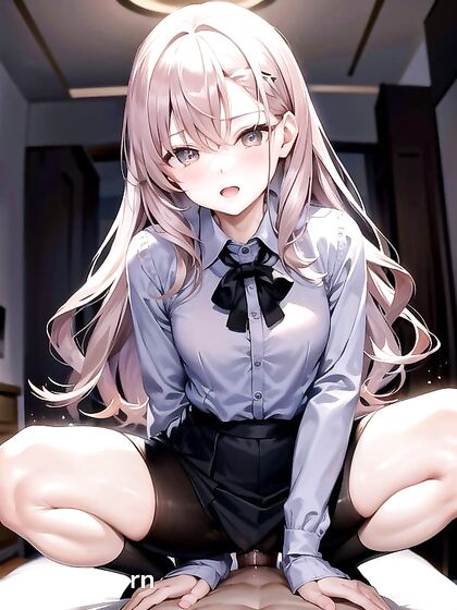 Teacher with Small Breasts Seduces Her Student in Naughty Hentai AI Image