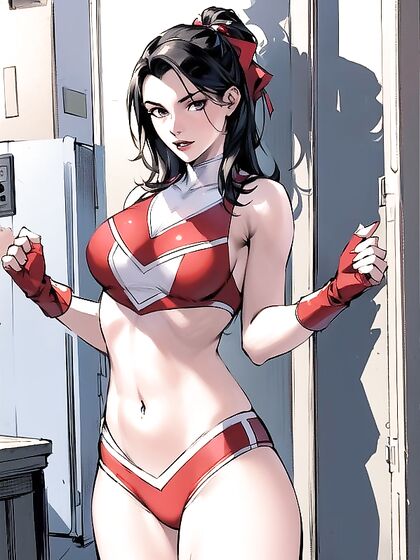 Cheerleading Teen 18+ in Comic Hentai Thrills with Intense Hentai AI Image Action