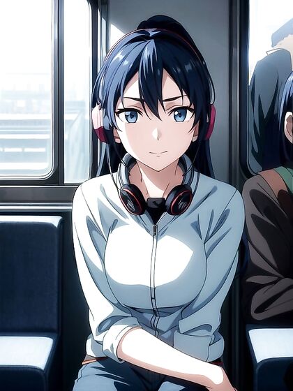 Horny Girl 18+ Stares Intensely at You in Steamy Hentai Standalone Image