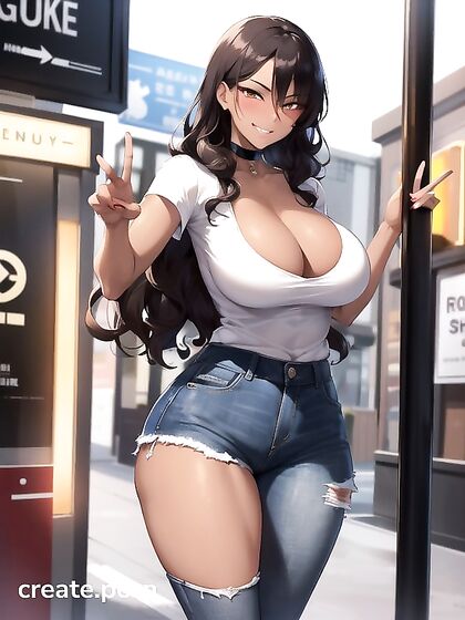Model Choked and Undressed for Intense Hentai Pleasure