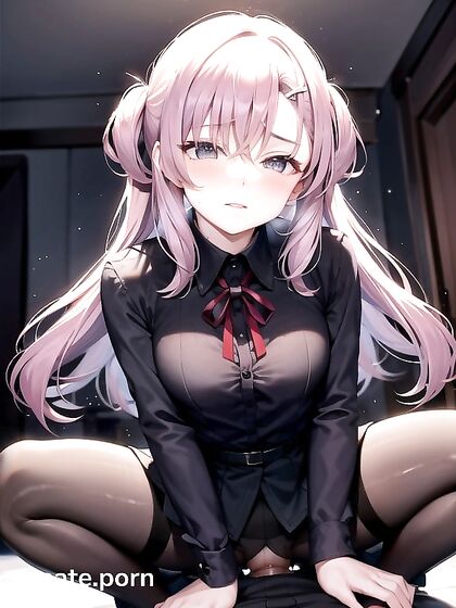 Sexy Small-Busted Teacher Takes On Multiple Students in Steamy Hentai AI Image