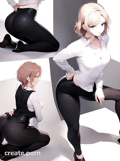 Skinny Seductress Tempts You into Sinful Pleasures in Hentai AI Image