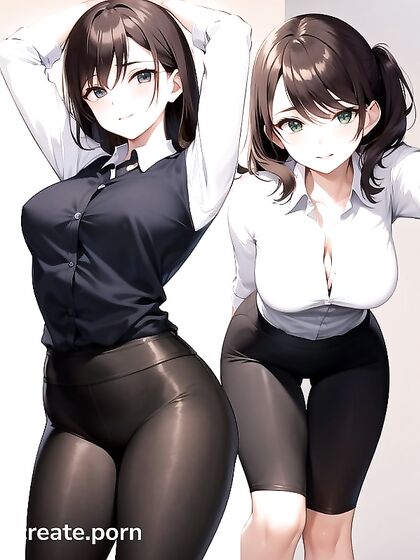 Sexy Teacher with Small Breasts Teases Students in naughty Hentai AI Image