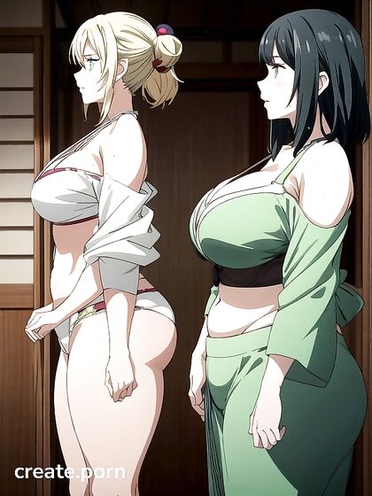 Massive Breasts Soak in the Rain for Steamy Hentai Fun