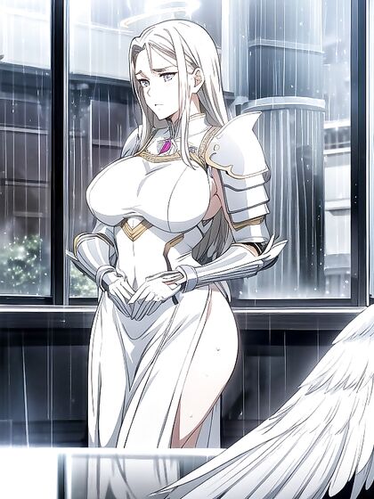 18-Year-Old Slicked-Up Teen 18+ in Sensual Hentai AI Image