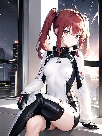 Busty Beauty Enjoys Blissful hentai Adventures in Space