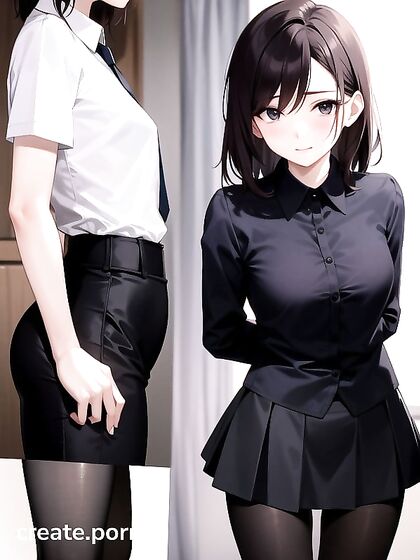 Skinny Teacher Seduces Her Class in Steamy Hentai AI Image
