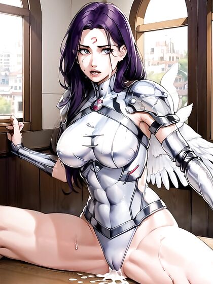Fit Warrior with Armor and Perfectly Rounded Ass in Seductive Hentai AI Image