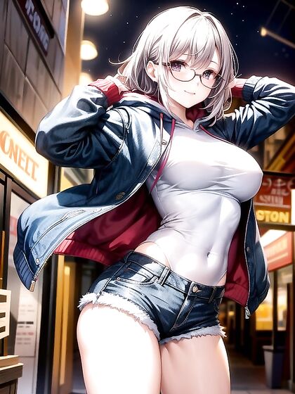 Pale-Skinned Beauty in Hoodie and Pullover for Steamy Hentai Pleasure